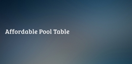 Affordable Pool Table | Prahran Pool Tables prahran